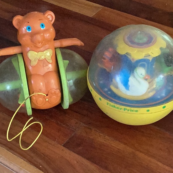 🧸Fisher-Price vintage Toys 70’s/80’s Bob Along & Roly Poly  Both  $39 - Picture 1 of 16